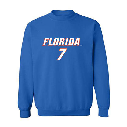 Florida - NCAA Women's Soccer : Zoe Main - Replica Shersey Crewneck Sweatshirt-0