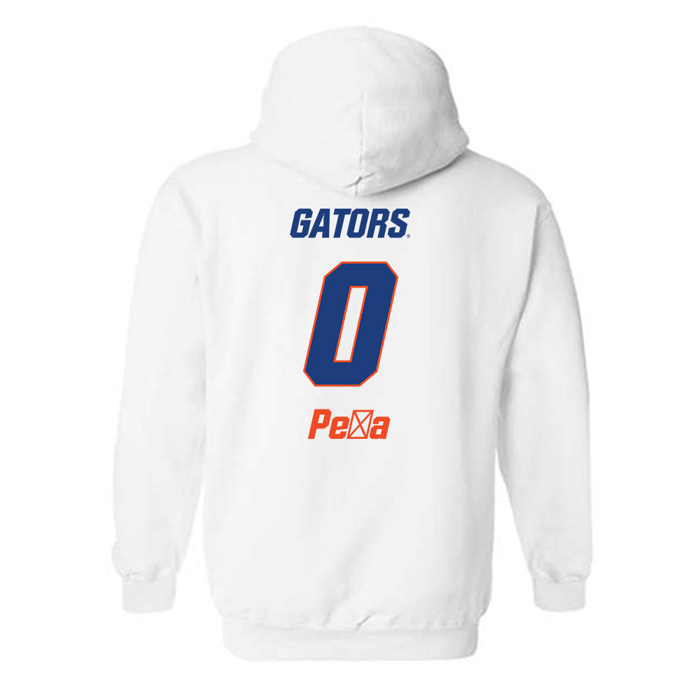 Florida - NCAA Women's Soccer : Paloma Pe�a - Replica Shersey Hooded Sweatshirt-1