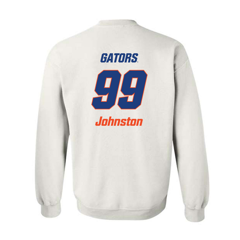 Florida - NCAA Women's Soccer : Katie Johnston - Replica Shersey Crewneck Sweatshirt-1