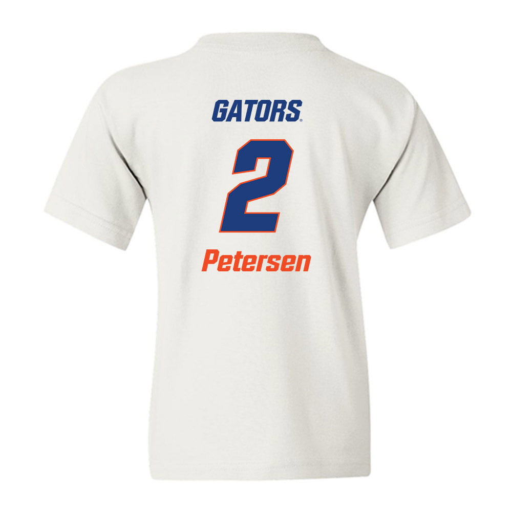 Florida - NCAA Women's Soccer : Ella Petersen - Replica Shersey Youth T-Shirt-1