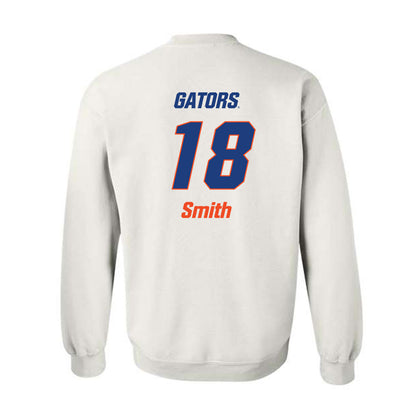 Florida - NCAA Women's Soccer : Kelsey Smith - Replica Shersey Crewneck Sweatshirt-1