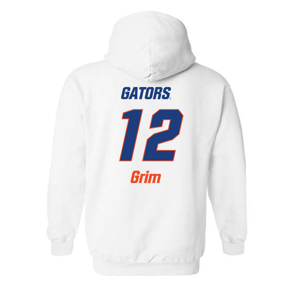 Florida - NCAA Women's Soccer : Charlotte Grim - Replica Shersey Hooded Sweatshirt-1