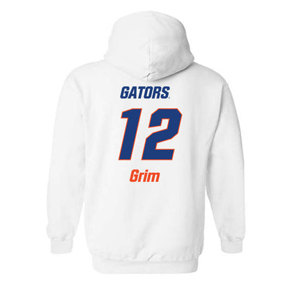 Florida - NCAA Women's Soccer : Charlotte Grim - Replica Shersey Hooded Sweatshirt-1