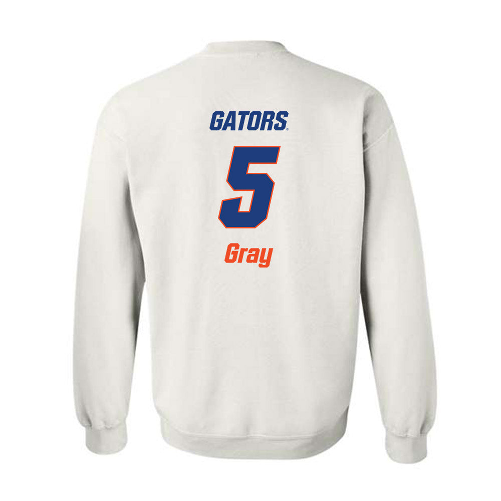 Florida - NCAA Women's Soccer : Mia Gray - Replica Shersey Crewneck Sweatshirt-1