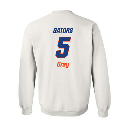 Florida - NCAA Women's Soccer : Mia Gray - Replica Shersey Crewneck Sweatshirt-1