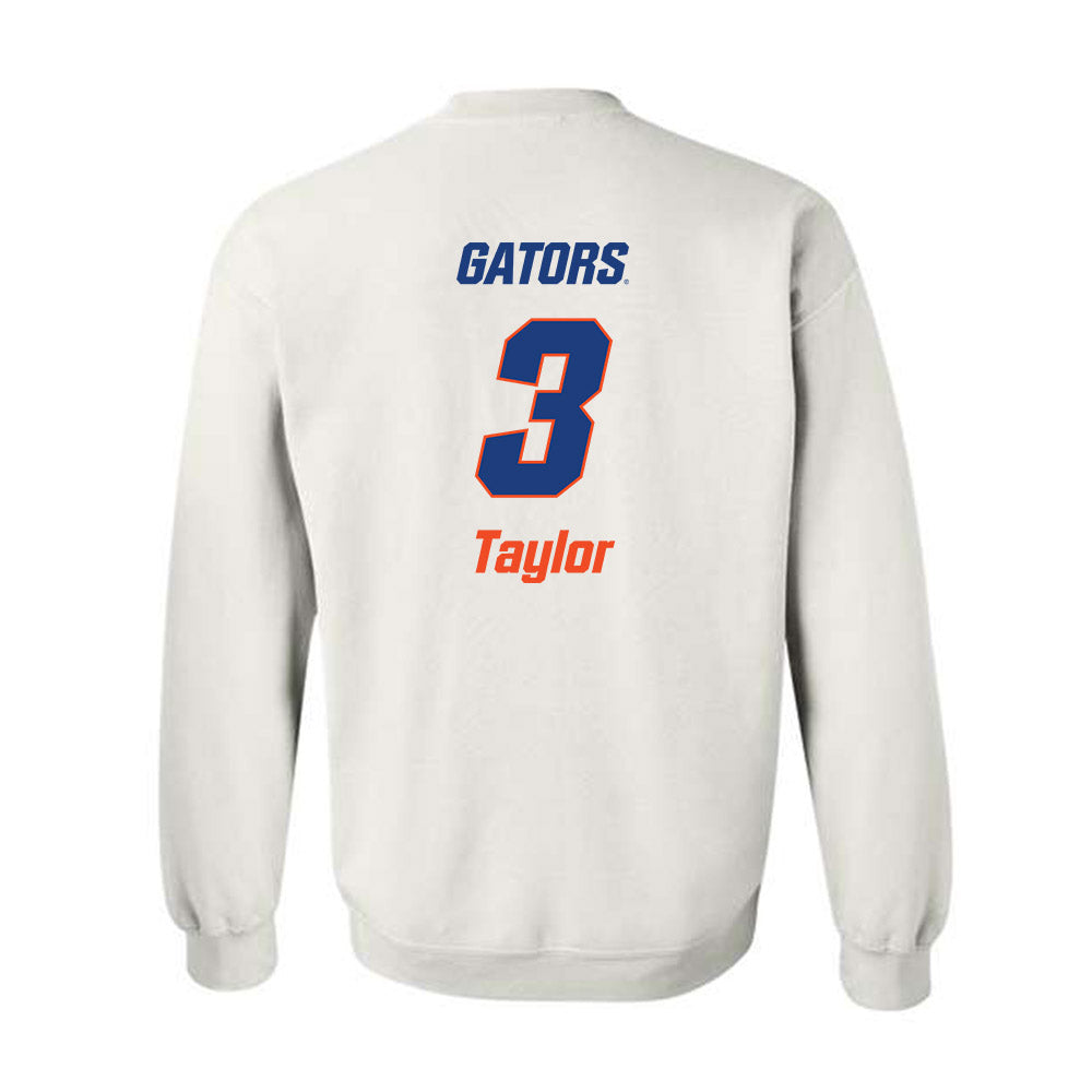 Florida - NCAA Women's Soccer : Kyra Taylor - Replica Shersey Crewneck Sweatshirt-1
