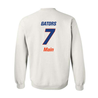 Florida - NCAA Women's Soccer : Zoe Main - Replica Shersey Crewneck Sweatshirt-1