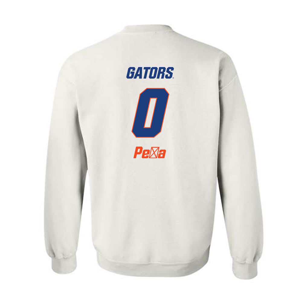 Florida - NCAA Women's Soccer : Paloma Pe�a - Replica Shersey Crewneck Sweatshirt-1