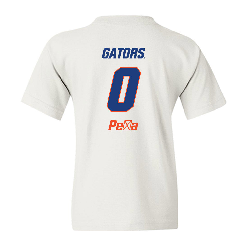 Florida - NCAA Women's Soccer : Paloma Pe�a - Replica Shersey Youth T-Shirt-1