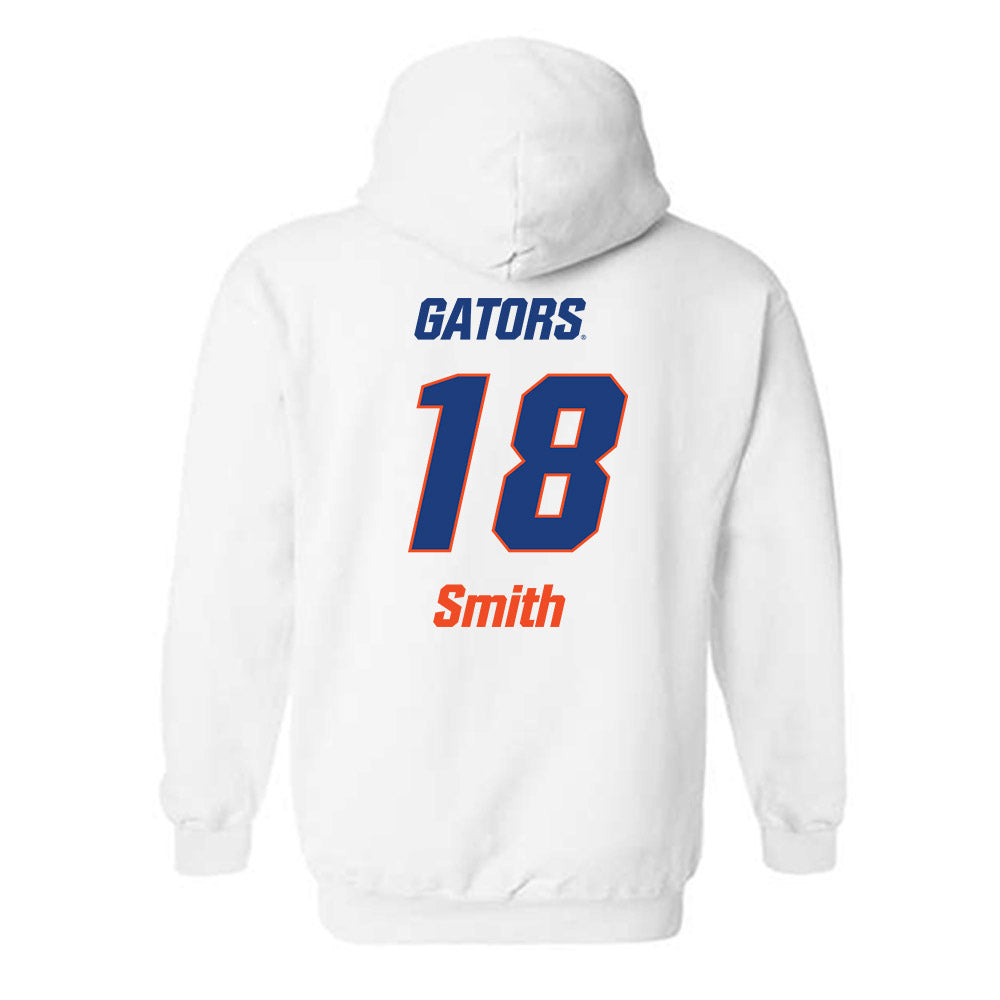 Florida - NCAA Women's Soccer : Kelsey Smith - Replica Shersey Hooded Sweatshirt-1