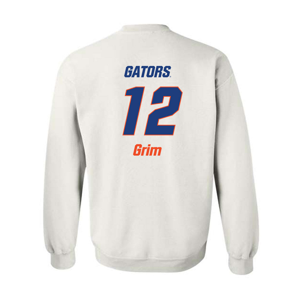 Florida - NCAA Women's Soccer : Charlotte Grim - Replica Shersey Crewneck Sweatshirt-1