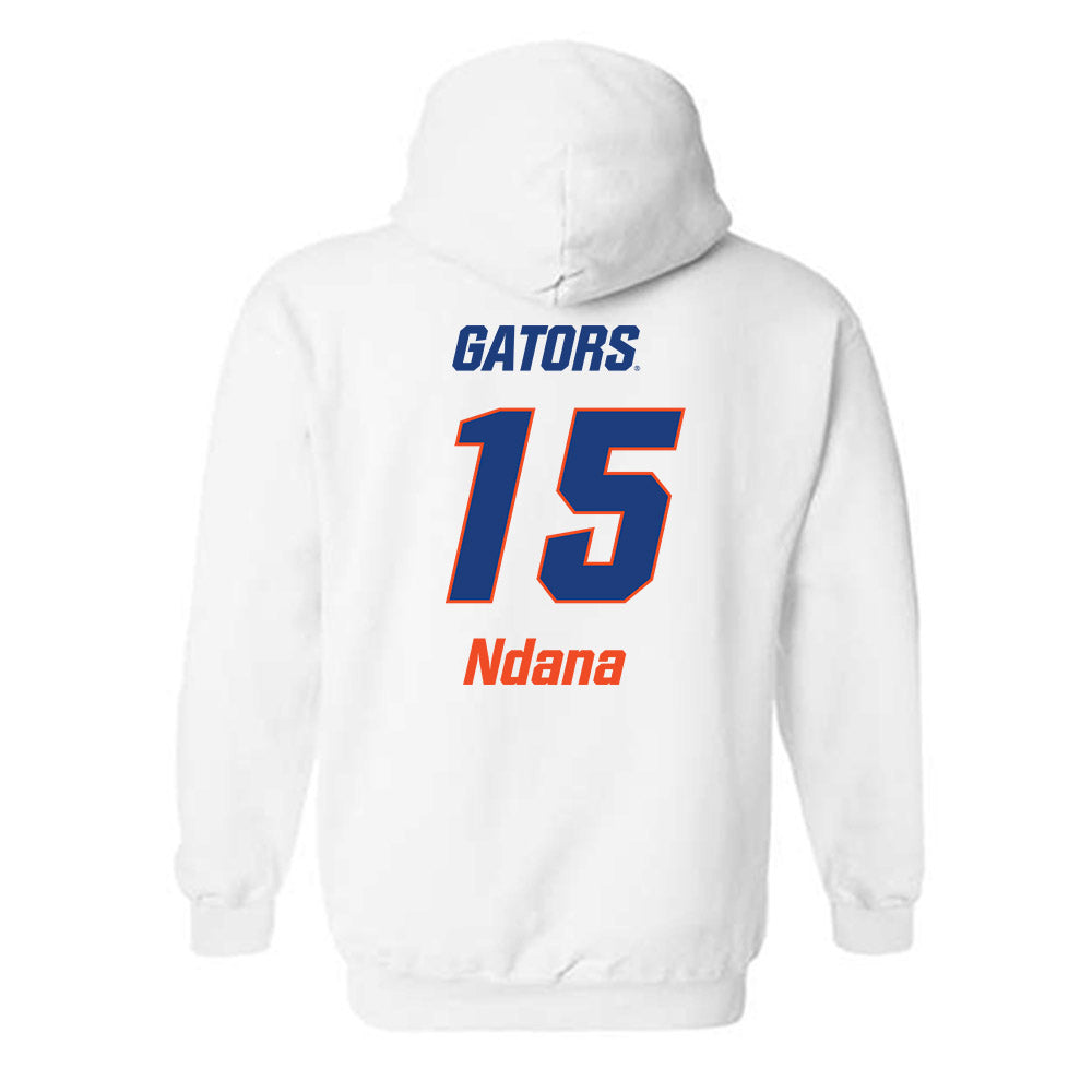 Florida - NCAA Women's Soccer : Conamora Ndana - Replica Shersey Hooded Sweatshirt-1