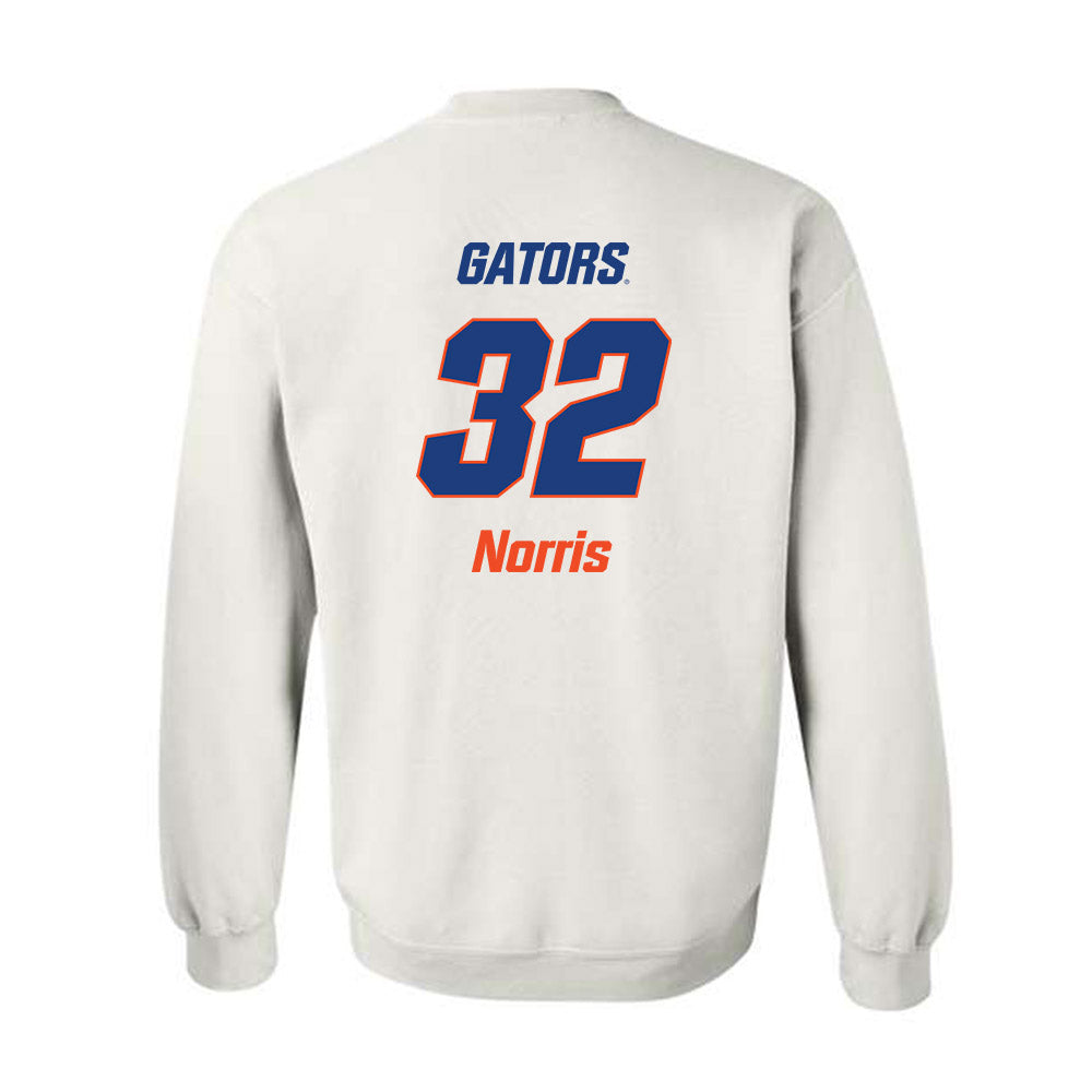 Florida - NCAA Women's Soccer : Nylah Norris - Replica Shersey Crewneck Sweatshirt-1