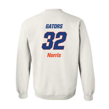 Florida - NCAA Women's Soccer : Nylah Norris - Replica Shersey Crewneck Sweatshirt-1
