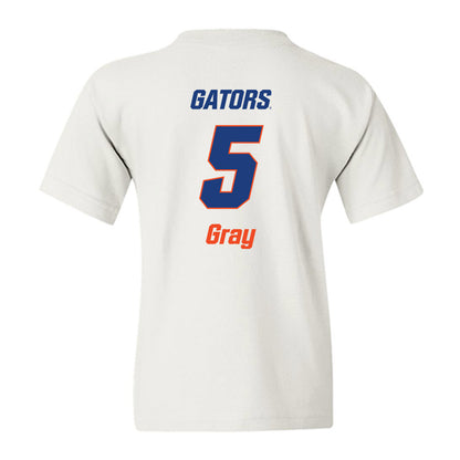 Florida - NCAA Women's Soccer : Mia Gray - Replica Shersey Youth T-Shirt-1