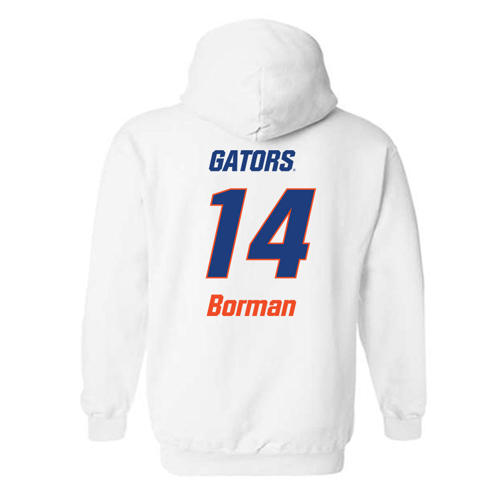 Florida - NCAA Women's Soccer : Tatum Borman - Replica Shersey Hooded Sweatshirt-1