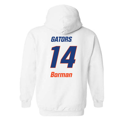Florida - NCAA Women's Soccer : Tatum Borman - Replica Shersey Hooded Sweatshirt-1