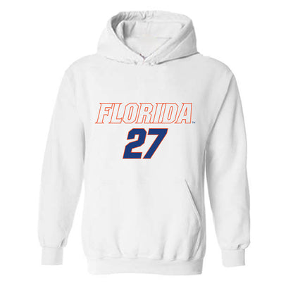 Florida - NCAA Women's Soccer : Norah Abbott - Replica Shersey Hooded Sweatshirt-0