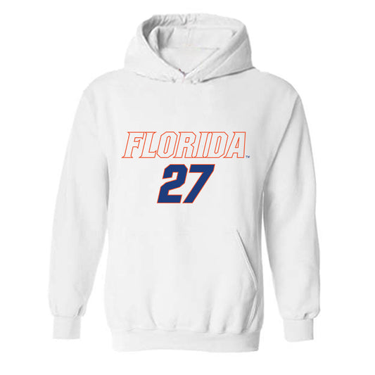 Florida - NCAA Women's Soccer : Norah Abbott - Replica Shersey Hooded Sweatshirt-0
