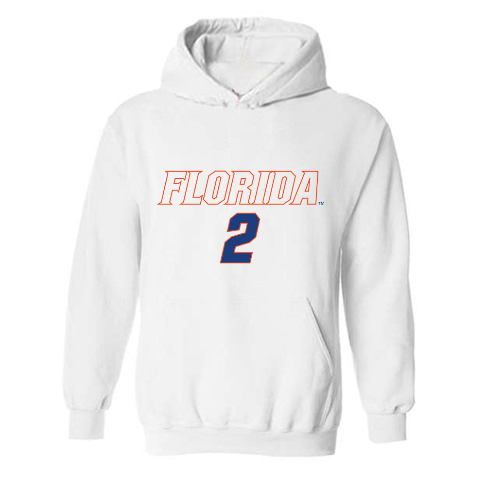 Florida - NCAA Women's Soccer : Ella Petersen - Replica Shersey Hooded Sweatshirt-0