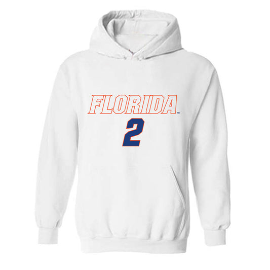 Florida - NCAA Women's Soccer : Ella Petersen - Replica Shersey Hooded Sweatshirt-0