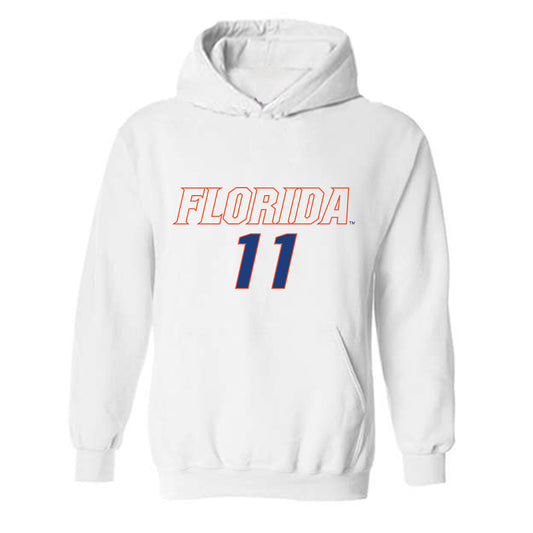 Florida - NCAA Women's Soccer : Hannah Jibril - Replica Shersey Hooded Sweatshirt-0