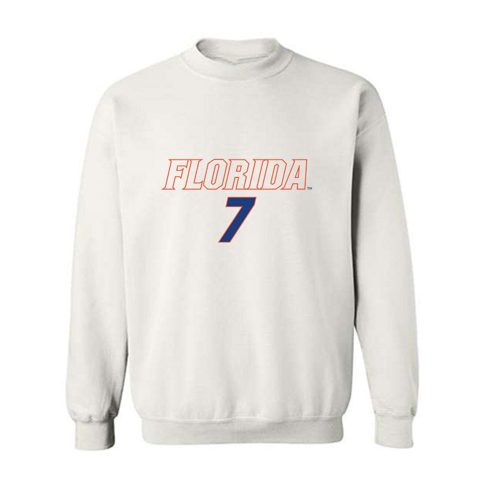 Florida - NCAA Women's Soccer : Zoe Main - Replica Shersey Crewneck Sweatshirt-0