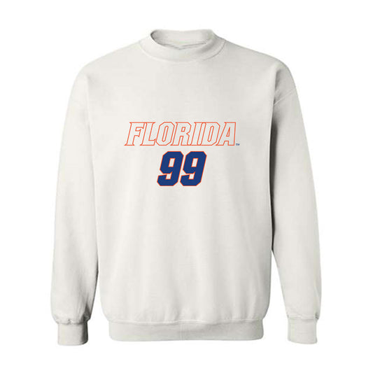 Florida - NCAA Women's Soccer : Katie Johnston - Replica Shersey Crewneck Sweatshirt-0