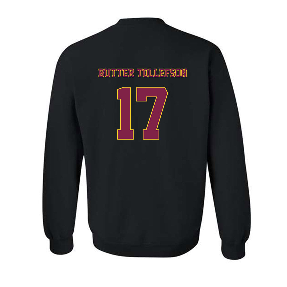 Arizona State - NCAA Football : Michael "Butter" Tollefson - Classic Fashion Shersey Crewneck Sweatshirt-1