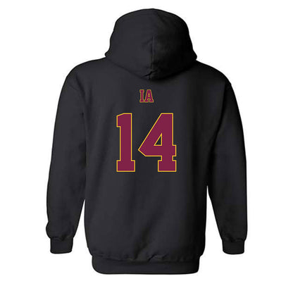 Arizona State - NCAA Football : AJ Ia - Classic Fashion Shersey Hooded Sweatshirt-1