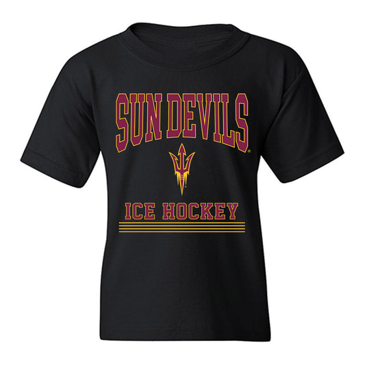 Arizona State - NCAA Men's Ice Hockey : Olivier Houde - Classic Fashion Shersey Youth T-Shirt-0