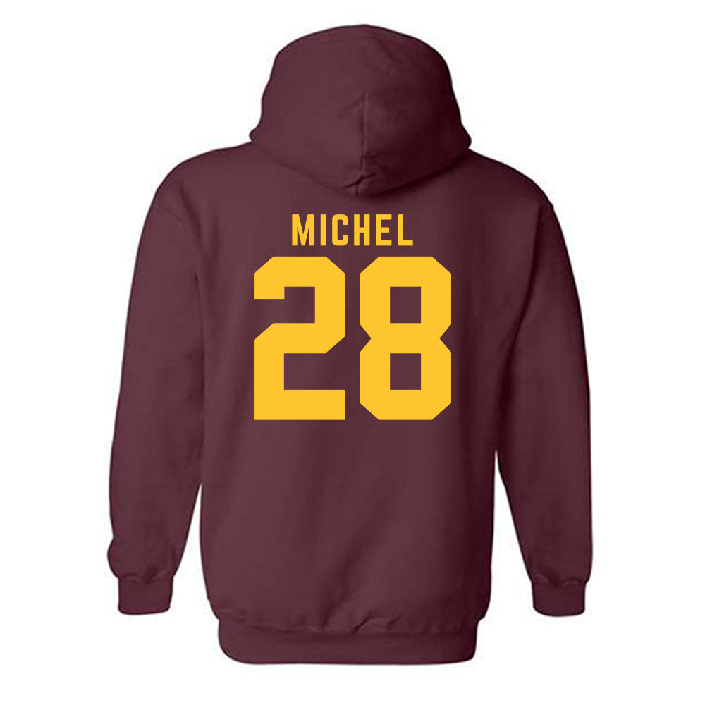 Arizona State - NCAA Baseball : Garrett Michel - Classic Shersey Hooded Sweatshirt-1