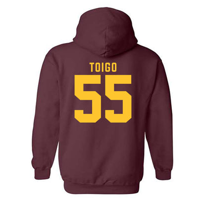 Arizona State - NCAA Baseball : Dean Toigo - Classic Shersey Hooded Sweatshirt-1