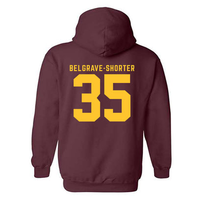 Arizona State - NCAA Football : Antoine Belgrave-Shorter - Classic Shersey Hooded Sweatshirt-1
