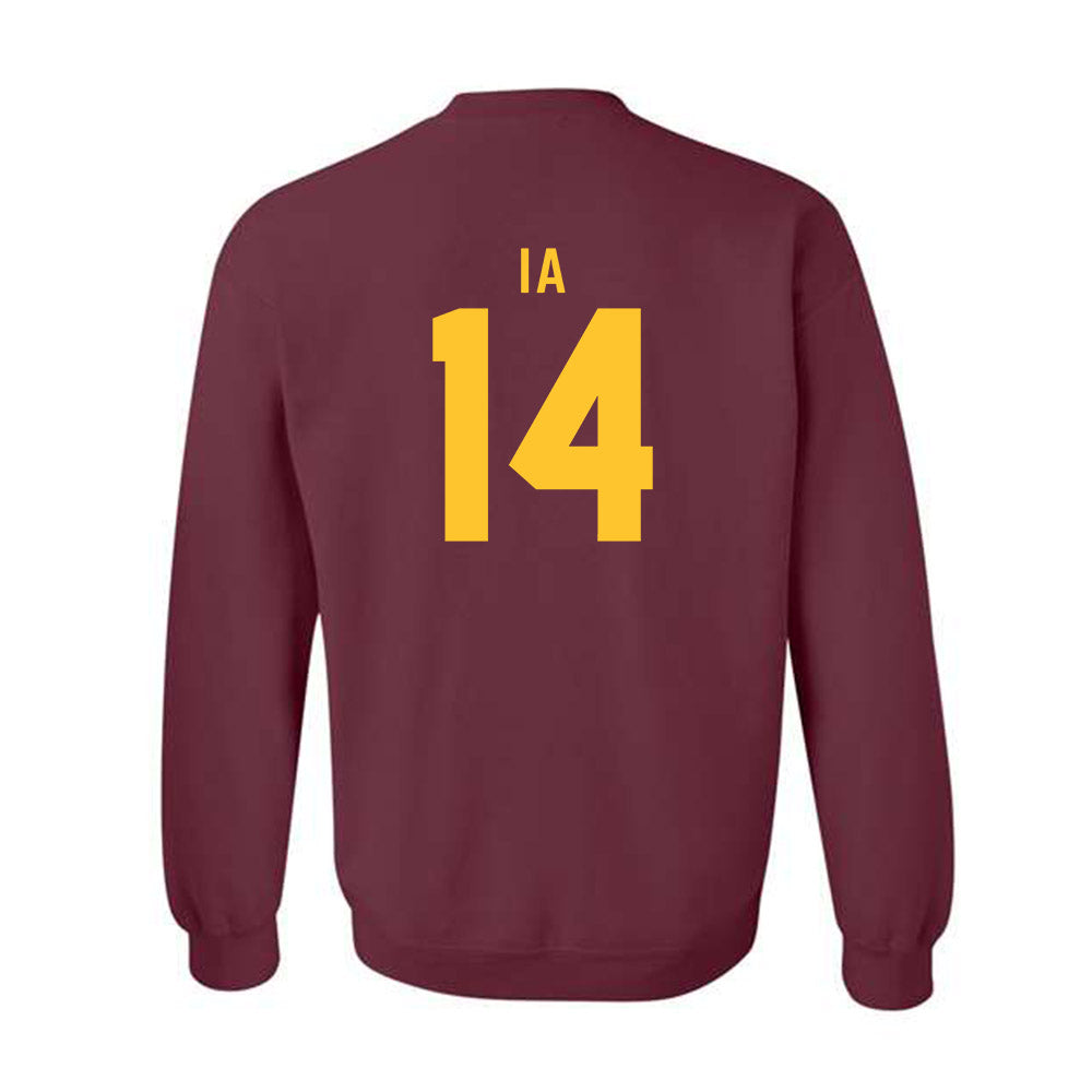 Arizona State - NCAA Football : AJ Ia - Classic Shersey Crewneck Sweatshirt-1