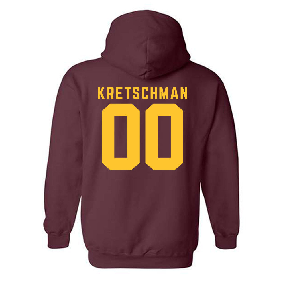 Arizona State - NCAA Beach Volleyball : Ava Kretschman - Classic Shersey Hooded Sweatshirt-1