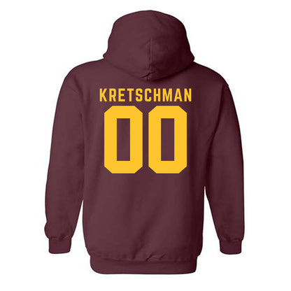 Arizona State - NCAA Beach Volleyball : Ava Kretschman - Classic Shersey Hooded Sweatshirt-1