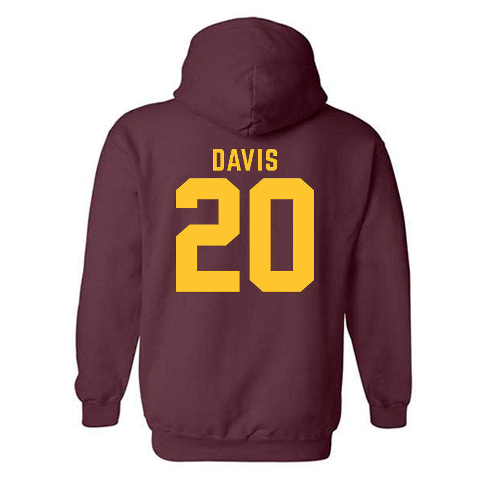 Arizona State - NCAA Softball : Takyla Davis - Classic Shersey Hooded Sweatshirt-1