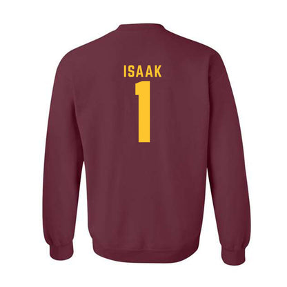 Arizona State - NCAA Wrestling : Luke Isaak - Classic Shersey Crewneck Sweatshirt-1