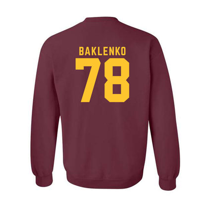Arizona State - NCAA Football : Luke Baklenko - Classic Shersey Crewneck Sweatshirt-1