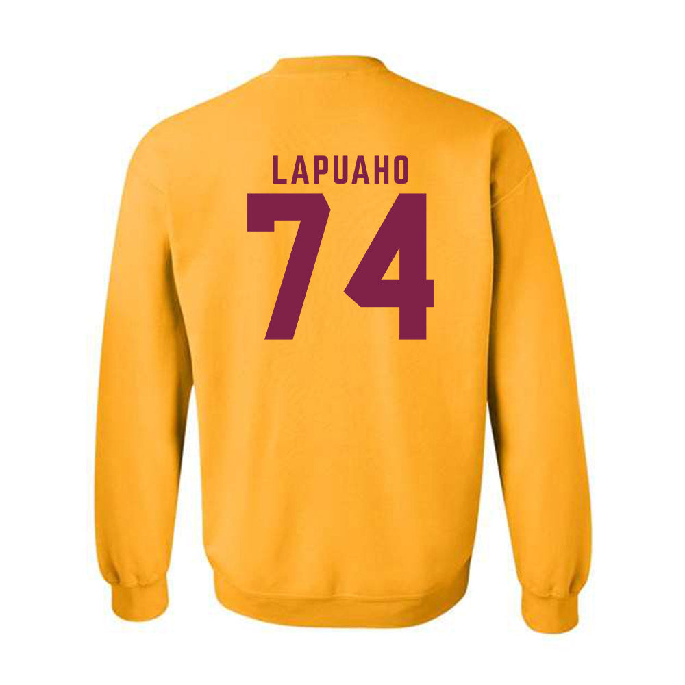 Arizona State - NCAA Football : Siosaia Lapuaho - Classic Shersey Crewneck Sweatshirt-1
