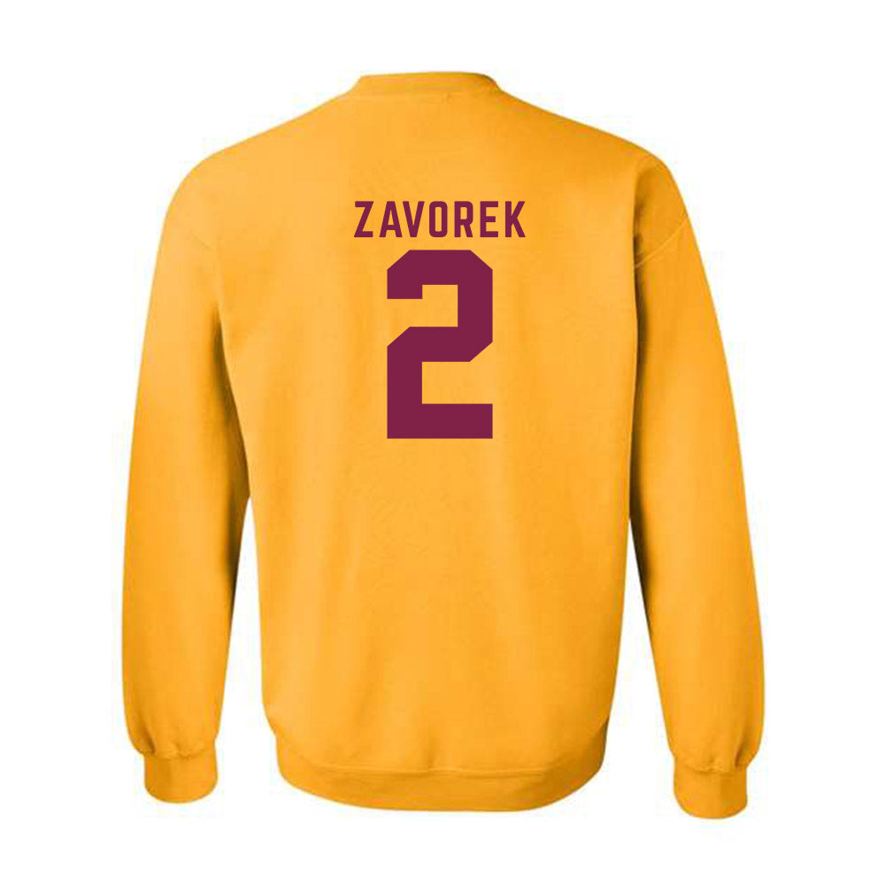 Arizona State - NCAA Baseball : Beckett Zavorek - Classic Shersey Crewneck Sweatshirt-1
