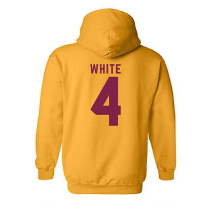 Arizona State - NCAA Beach Volleyball : Addy White - Classic Shersey Hooded Sweatshirt-1