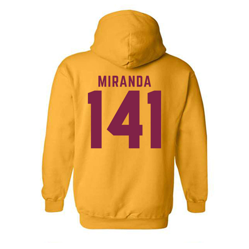 Arizona State - NCAA Wrestling : Daniel Miranda - Classic Shersey Hooded Sweatshirt-1