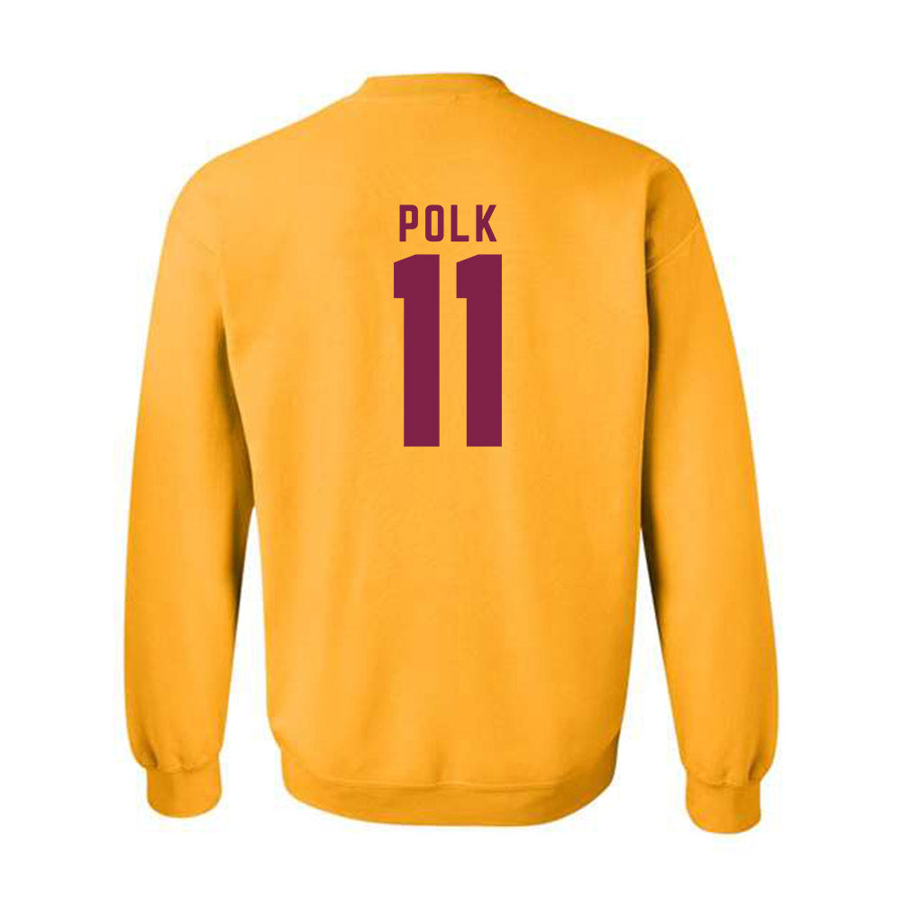 Arizona State - NCAA Men's Basketball : Kash Polk - Classic Shersey Crewneck Sweatshirt-1