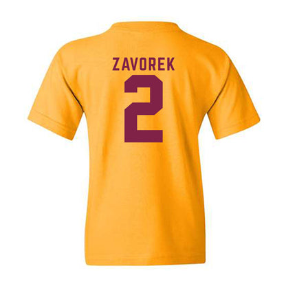Arizona State - NCAA Baseball : Beckett Zavorek - Classic Shersey Youth T-Shirt-1