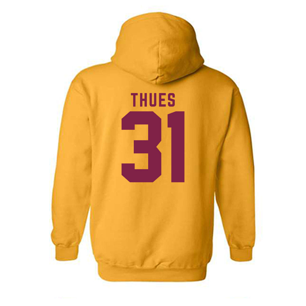 Arizona State - NCAA Football : Zeth Thues - Classic Shersey Hooded Sweatshirt-1