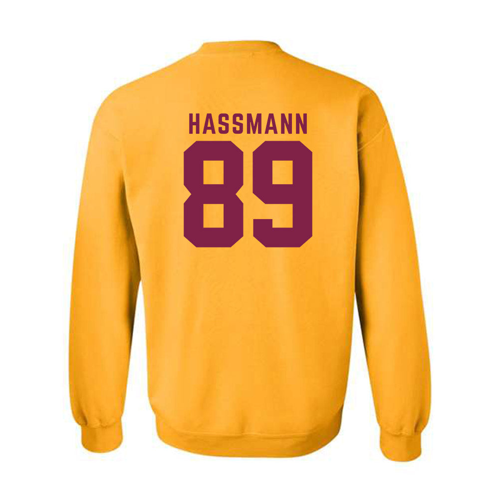 Arizona State - NCAA Football : Harry Hassmann - Classic Shersey Crewneck Sweatshirt-1