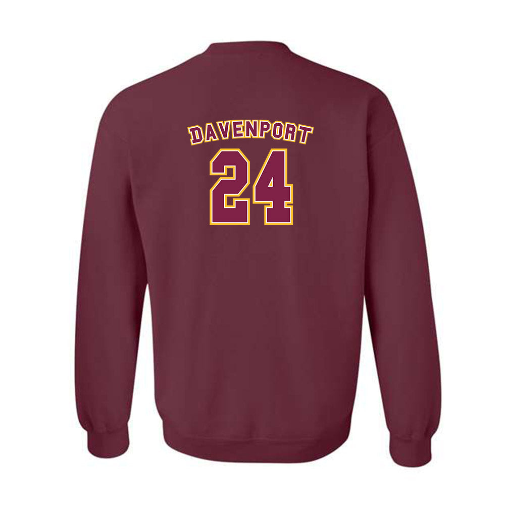 Arizona State - NCAA Women's Basketball : Deborah Davenport - Sports Shersey Crewneck Sweatshirt-1