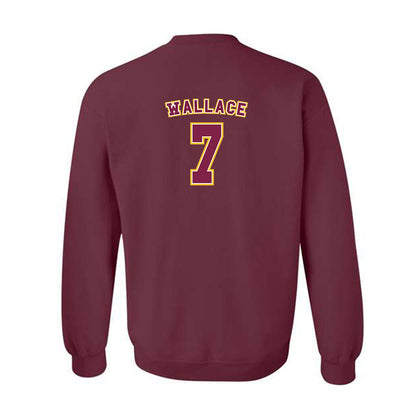 Arizona State - NCAA Men's Basketball : Vijay Wallace - Sports Shersey Crewneck Sweatshirt-1